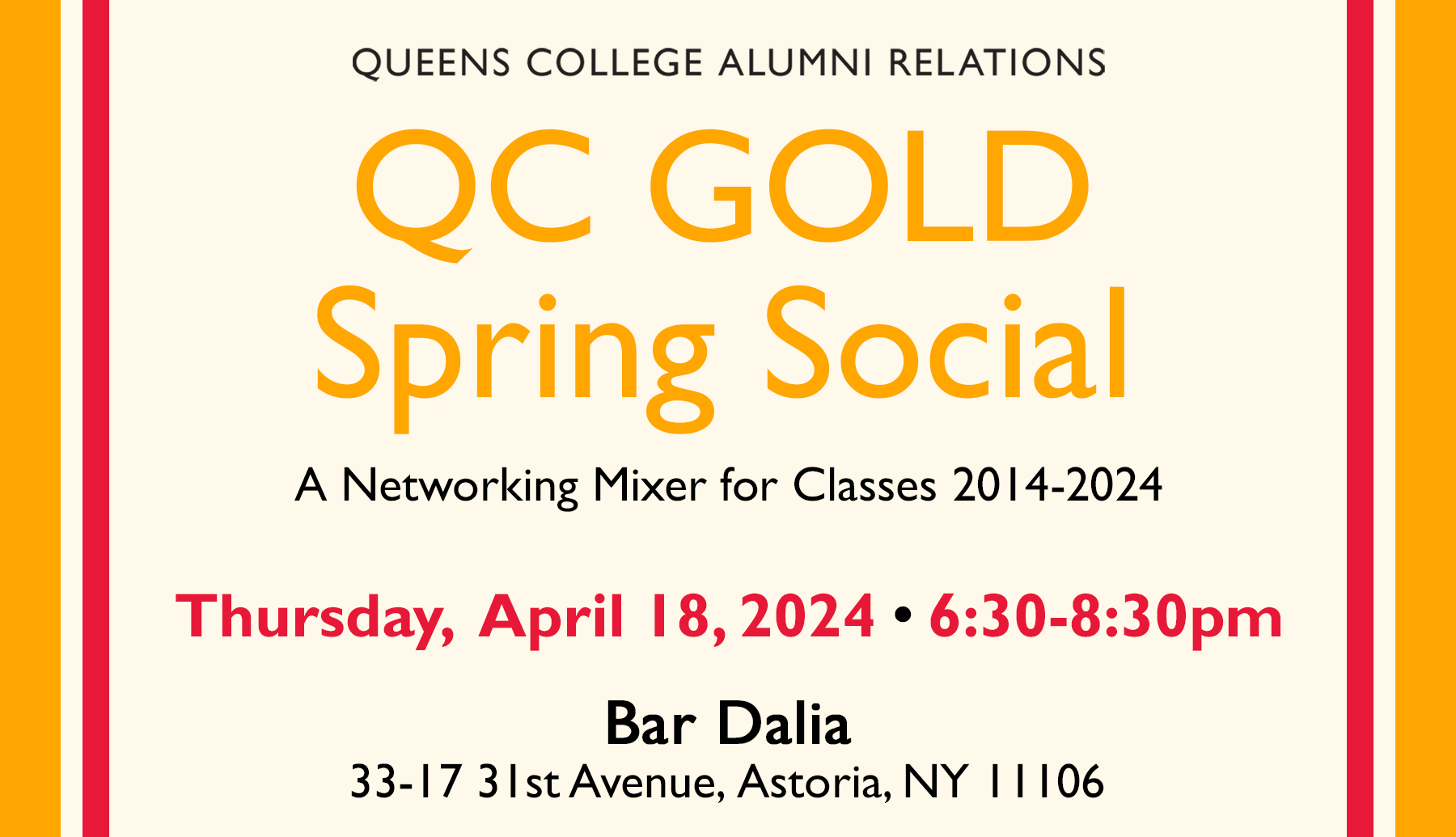 Alumni - Upcoming Events - Queens College/CUNY